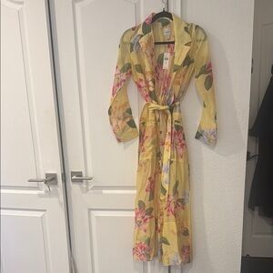 Maeve Yellow and Pink trench